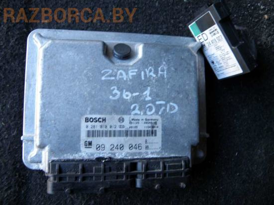 Блок управления двигателем Opel Zafira A Блок управления двигателем Opel Zafira A